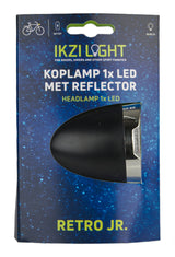 Ikzi Scheinwerfer Retro Jr 1x LED - Schwarz