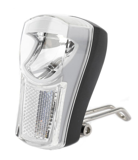 Ikzilight -Scheinwerfer The Boss, 1 weiße LED 20LUX. Einschließlich Klammer und Batterien (Hanging -Paket)