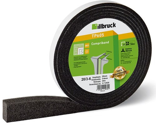Illbruck tp610 illmod compri | 15 3-6 | 5er-Packung mit 4 Rollen à 8 Metern – tp610358041