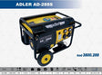 Adler stroomgenerator 2,8kw ad-288s