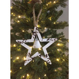Naturel collections dijk natural collections hanger ster met bel metaal 21x5x21cm
