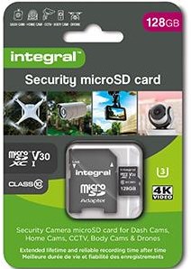 Enzo Integral Micro-SD-Speicherkarte v30 128 GB Sicherheit – 9500505