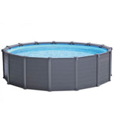Intex Schwimmbad Graphit Panel 478 x 124 cm