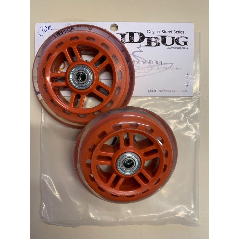 JD Bug Laufradsatz 100 mm rot für Originalstraße