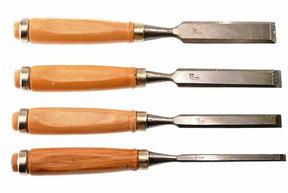 Hout dent hout platte set 4szt. 6 12 18 24mm