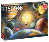 Jumbo Premium schwimmt im Weltraumlinien -Puzzle 1500 Teile