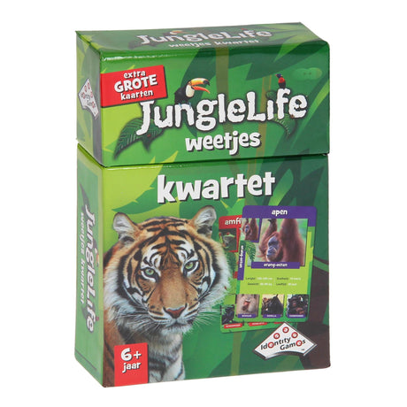 Identitätsspiele, Ideenspiele, Fakten, Quartett, Dschungelleben