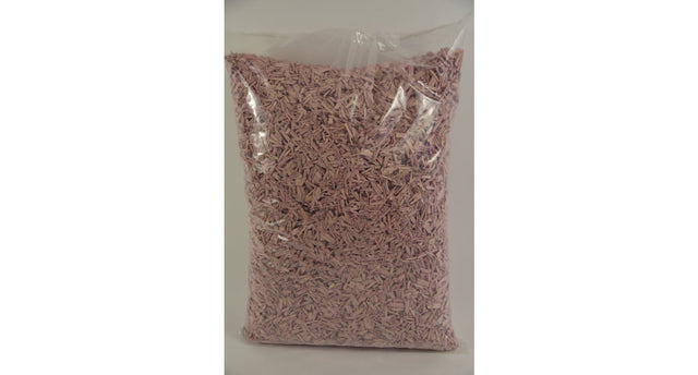 Zak á 23 liter houtsnipper 10 20mm licht roze