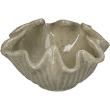 Kersten bloempot keramiek beige 15x15x8cm