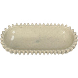 Kersten schaal keramiek beige 26.5x12.5x4.5cm