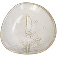 Kersten bord veldbloem keramiek white 11.5x10.5x2cm