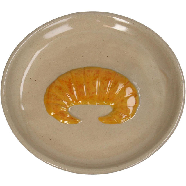 Kersten schaaltje croissant keramiek beige 15.5x15.5x1.9cm