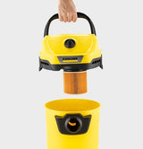 Karcher wd 3-18 v-17 20 accu nat- en droogstofzuiger zonder accu's en lader - 1.628-550.0