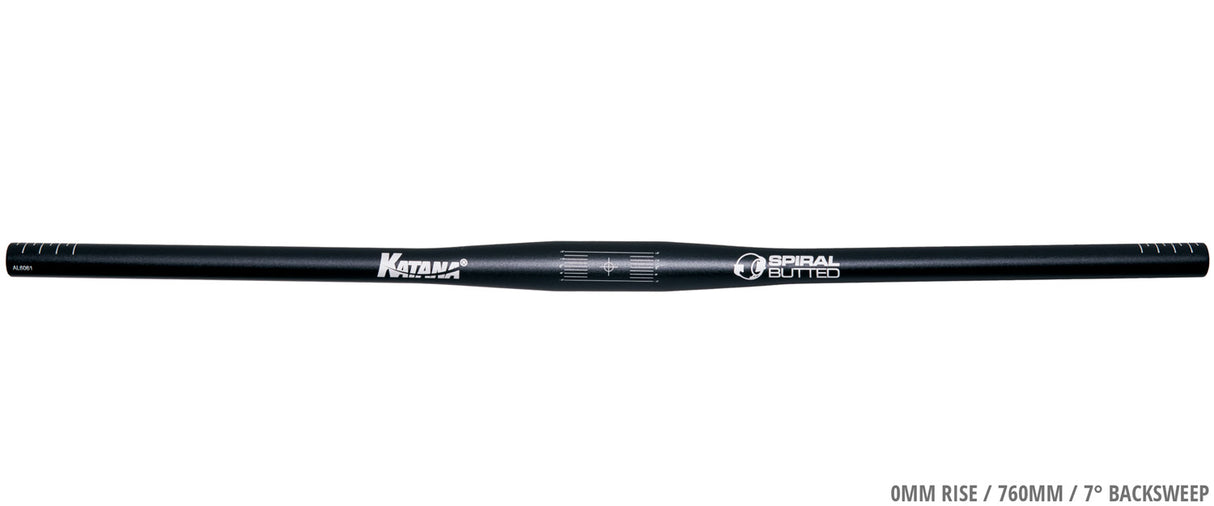 Spiralförmig konifizierter Katana-Riser-Lenker mit 31,8-mm-Lenker
