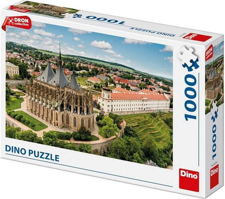 Dinotoys Dino-Puzzle – St.-Barbara-Kirche in der Tschechischen Republik – 1000 Teile