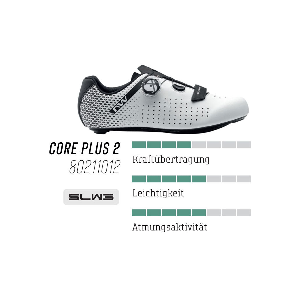 Northwave core plus 2 - road bike shoes | 45