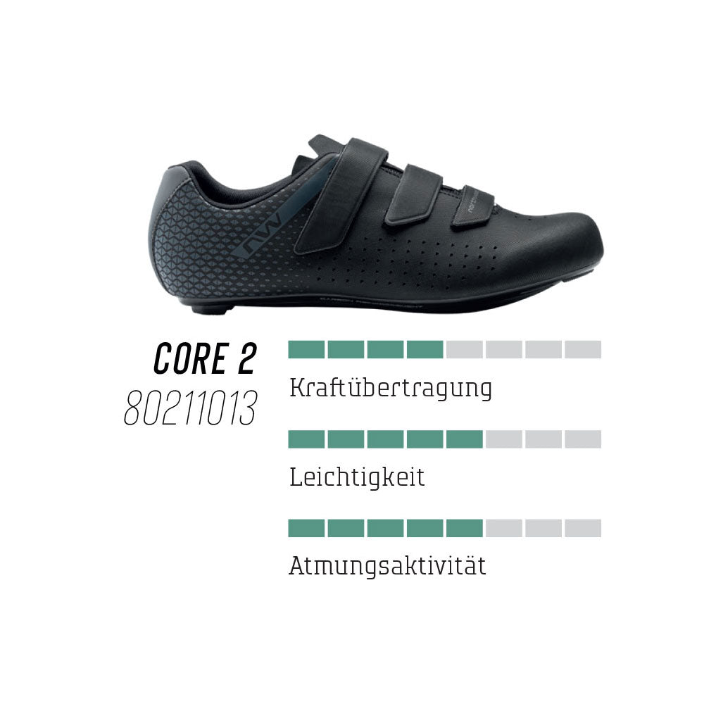 Northwave core 2 - road bike shoes | 48