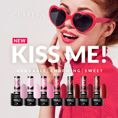 Claresa UV-LED-Gel-Nagellack, 5 ml, Kiss Me 4