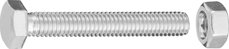 Connex Sechskant-Gewindebohrerschraube M6x50 100 Stück VZ - KK4080650