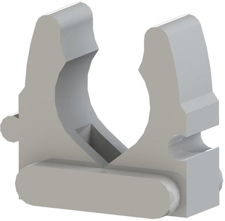 Klemmhalterung 25–28 mm, anschließbar, graue JSL-Box (50) – 4113298