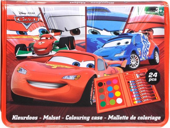 Deltas Disney Pixar Cars – Mini-Malbox 24 Stück