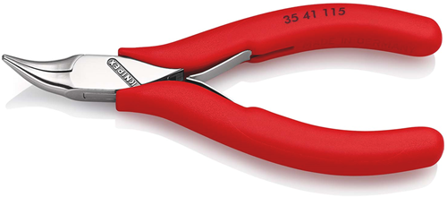 Knipex Elektronik-Greifzange | Tauchisolierung | Länge 115 mm - 35 41 115