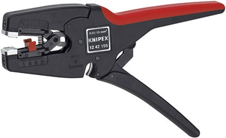 Knipex Multistrip 10 automatische Abisolierzange 1242195 (schwarz rot)