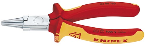 Knipex Rundbiegezange verchromt 160 mm - 2206160