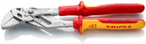 Knipex Schraubenschlüsselzange | 250mm Länge | Zange und Schraubenschlüssel in einem | isoliert | Mehrkomponentengriffe - 86 06 250 sb