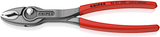 Knipex Twingrip verstellbare Greifzange | rutschfest kunststoffbeschichtet | schwarz atramentiert | Länge 200 mm | SB-Kartenblister - 82 01 200 sb