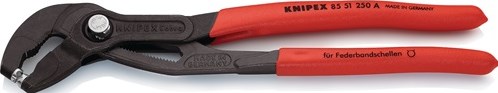 Knipex Schlauchschellenzange Federbandschellenzange mit Schloss