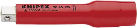 Knipex verlengstuk met binnen- buitenvierkant 1 2 125 mm - 9845125