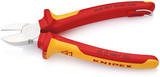 Knipex Seitenschneider | 180mm Länge | isoliert | mehrteilige Gehäuse | VDE-geprüft | integrierter Schutz - 70 06 180 t bk