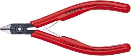 Knipex zijsnijtang met facet + draadklem 125 mm - 7512125