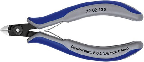 Knipex zijsnijtang mini-kop 120 mm - 7902120