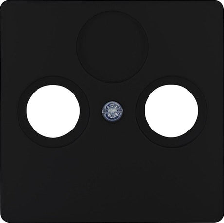 Kopp hk05 mattschwarze Abdeckplatte für Koax – 4621640