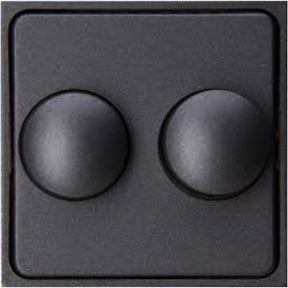 Enzo Kopp HK07 Anthrazit-Abdeckplatte + Tasten-Duo-Dimmer – 4623035