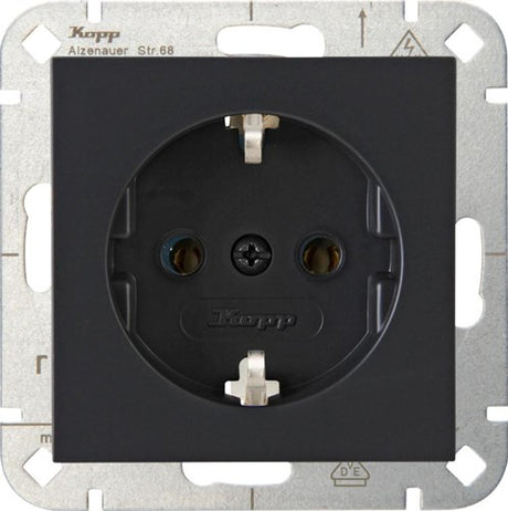 Kopp hk07 anthrazit Einbausteckdose RA - 4623100