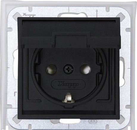 Kopp hk07 anthrazit ip44 einbausteckdose ra cover – 4623160