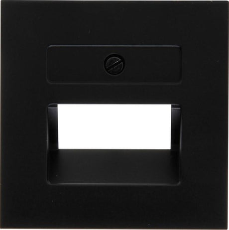 Kopp hk07 pure mattschwarze Abdeckplatte UTP doppelt – 4624560