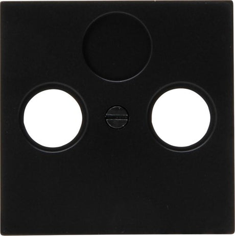 Kopp hk07 pure mattschwarze Abdeckplatte für Koax – 4624540