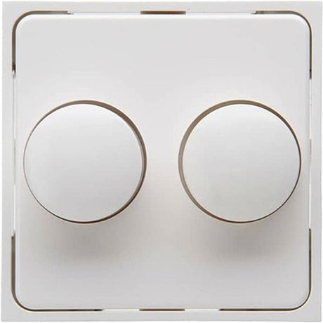 Kopp hk07 weiße Abdeckplatte + Tasten-Duo-Dimmer – 4622035
