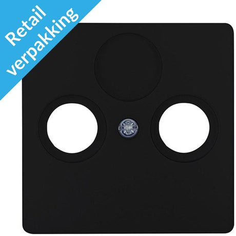 Kopp Paris mattschwarze Abdeckplatte für Koax – 4625240