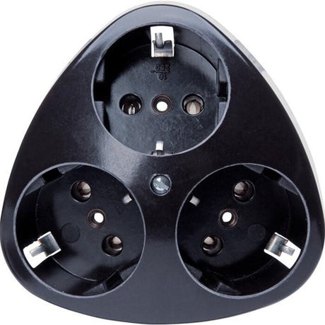 Kopp schwarze Aufputzsteckdose RA 3-fach - 4626120