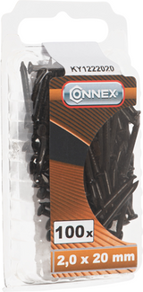 Connex Stahlnagel bv-k 20mm gelb. 100 Stück – ky1222020