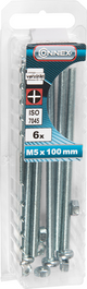 Connex Metallschraube CY-K M5x100 * 6 Stück VZ - KY4030599