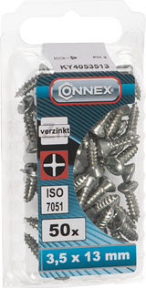 Connex Blechschraube BV-K 3,5x13 50 Stück VZ - KY4053513