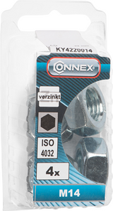 Connex Sechskantmutter M14 4 Stück VZ - KY4220014