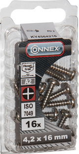 Connex Blechschraube Pank 4,2x16 16Stk A2 - KY4564216