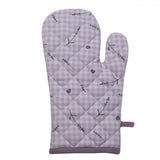 Clayre Eef Ofenhandschuh Lavendel Lila18x30cm Baumwolle